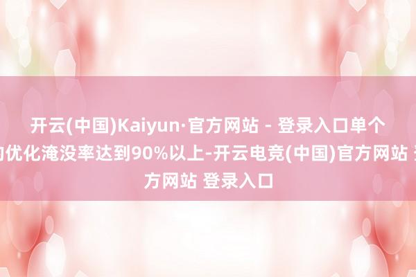 开云(中国)Kaiyun·官方网站 - 登录入口单个要害词的优化淹没率达到90%以上-开云电竞(中国)官方网站 登录入口