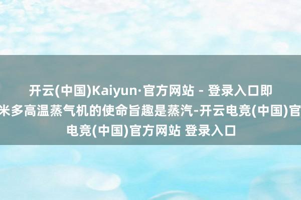 开云(中国)Kaiyun·官方网站 - 登录入口即穿即熨平平整整米多高温蒸气机的使命旨趣是蒸汽-开云电竞(中国)官方网站 登录入口